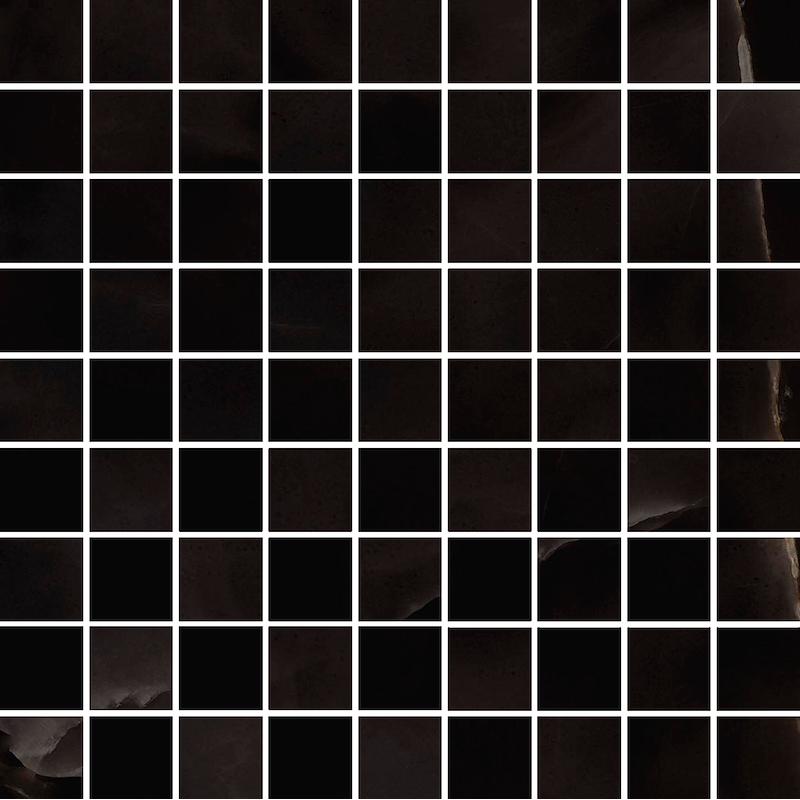 Marazzi ALLMARBLE Mosaico Onice Nero 30x30 cm 10 mm Lux