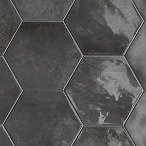 Black Steel Hexagon
