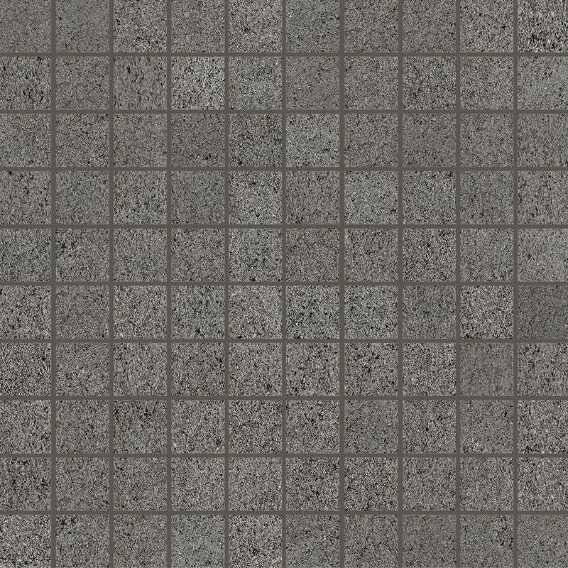 Floor Gres BUILDTECH 2.0 BUILD COAL GG MOSAICO 30x30 cm 9 mm Matt