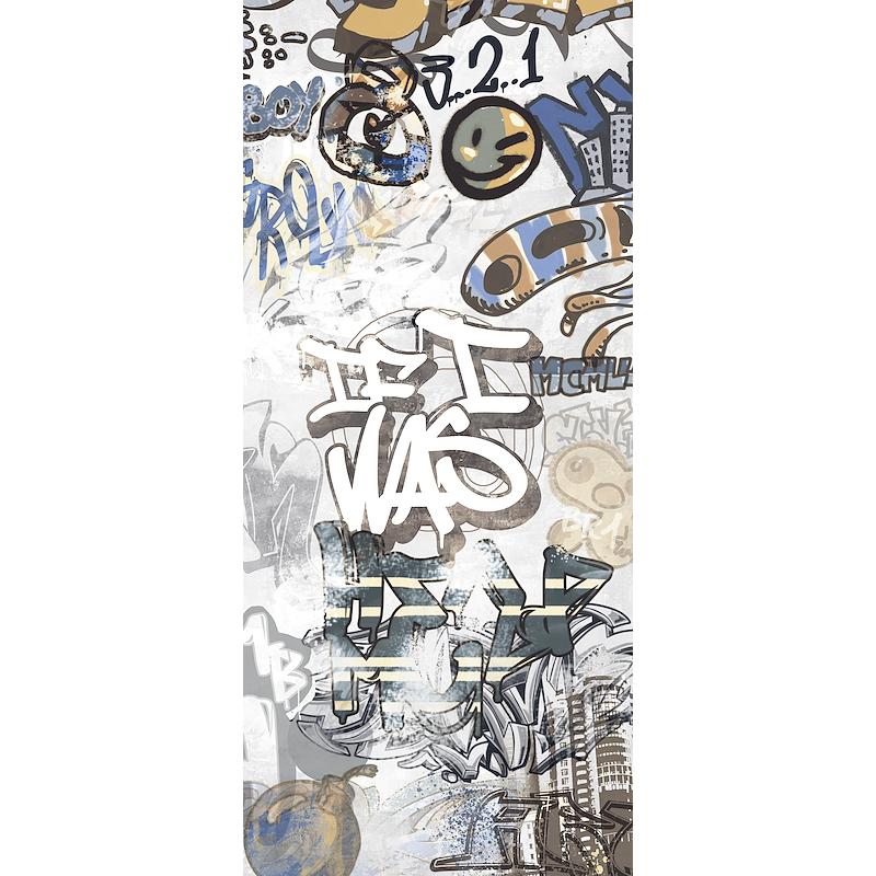 Energieker CITY PLASTER Graffiti White 120x280 cm 6 mm Matt