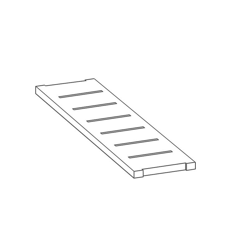 CASTELVETRO EVOLUTION Griglia Titanium 20x60 cm 20 mm Strutturato