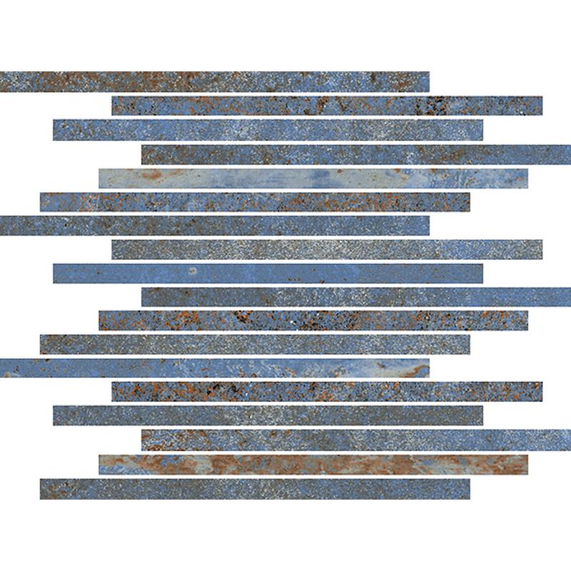 Energieker FLATIRON Mosaico Asimmetrico Blue 30x30 cm 9 mm Matt