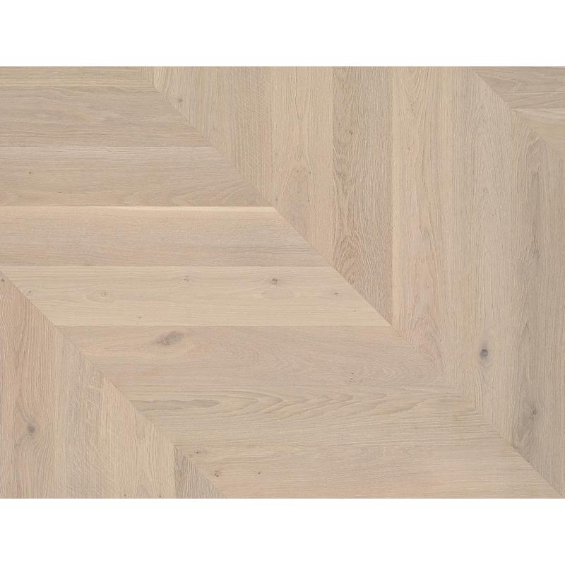 Bauwerk Parkett FORMPARK ROMBICO Rovere Farina 14 9,5x130x735 cm 2.5 mm Brusched Nature Oiled