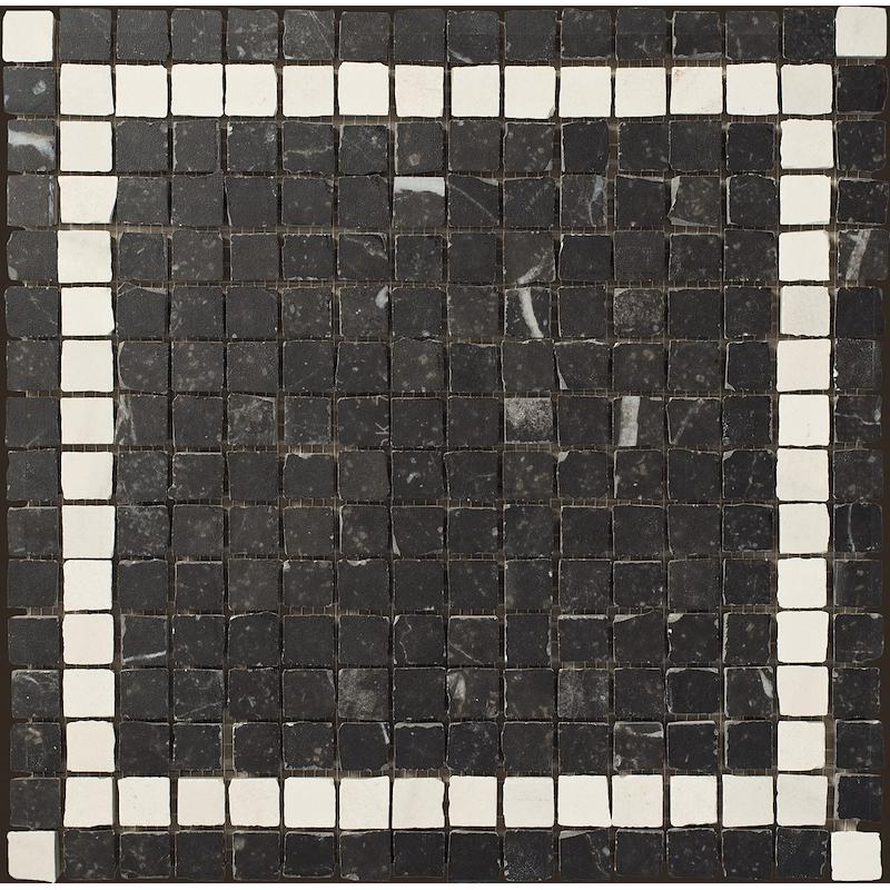 Imola GENUS Mosaico Bianco Nero 30x30 cm Matt