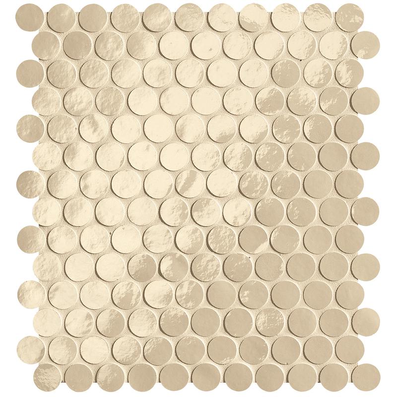 Fap GLIM Mosaico Round Beige 29,5x32,5 cm 9 mm BRILLANTE