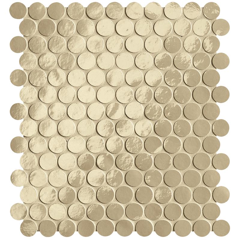 Fap GLIM Mosaico Round Tortora 29,5x32,5 cm 9 mm BRILLANTE