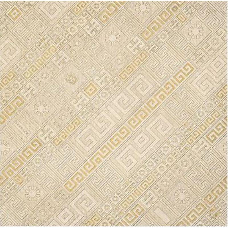 VERSACE GREEK BEIGE ORO/STRIPES 40x40 cm 9.5 mm Matte