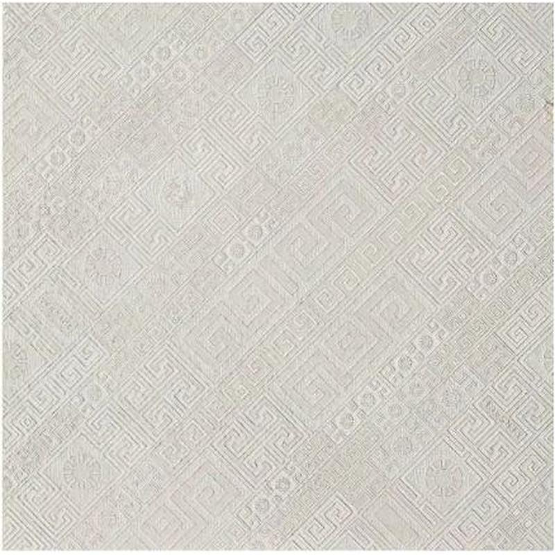 VERSACE GREEK BIANCO STRIPES 40x40 cm 9.5 mm Matte