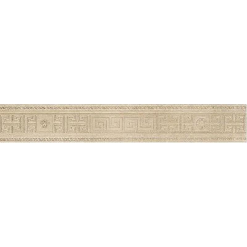 VERSACE GREEK FASCIA BEIGE/ORO 12,5x80 cm 9.5 mm Matt