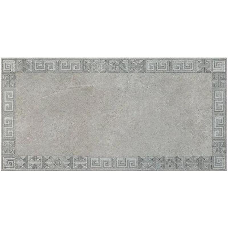 VERSACE GREEK GRIGIO CASSETTONE 40x80 cm 9.5 mm Matte