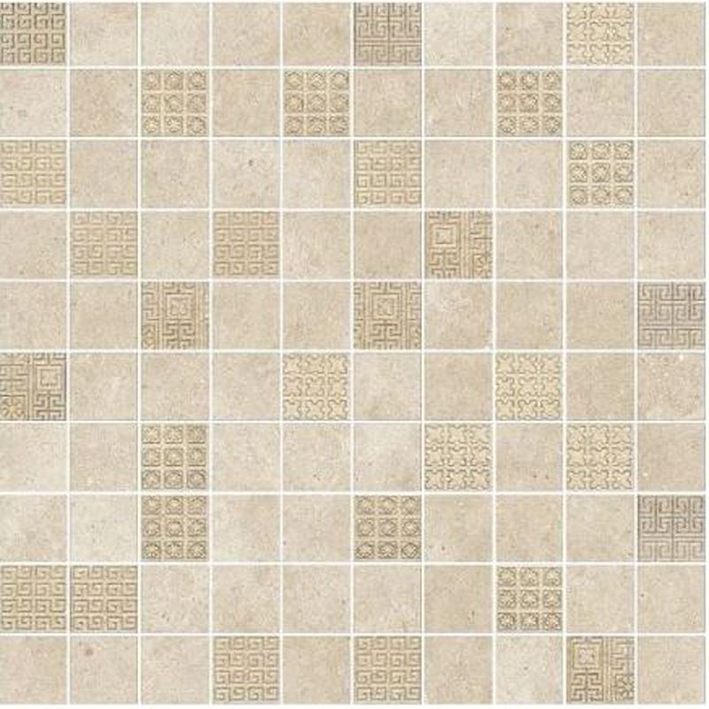 VERSACE GREEK MOSAICO BEIGE T100 40x40 cm 9.5 mm Matt