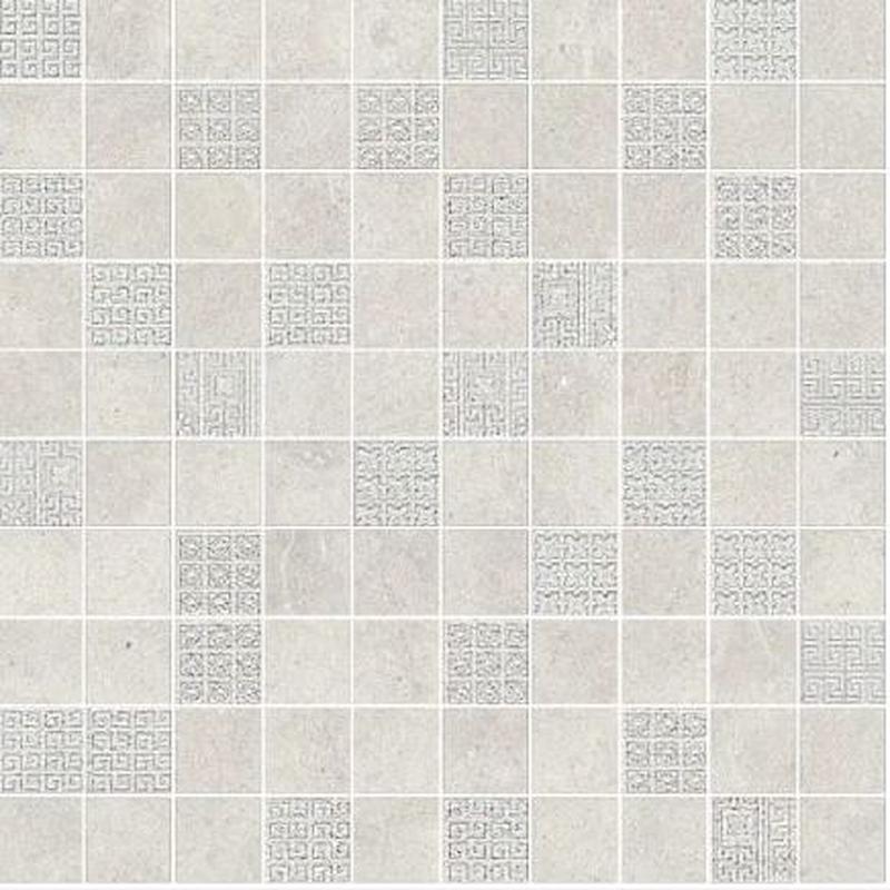 VERSACE GREEK MOSAICO BIANCO T100 40x40 cm 9.5 mm Matte