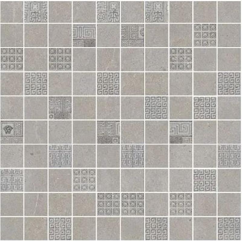 VERSACE GREEK MOSAICO GRIGIO T100 40x40 cm 9.5 mm Matte