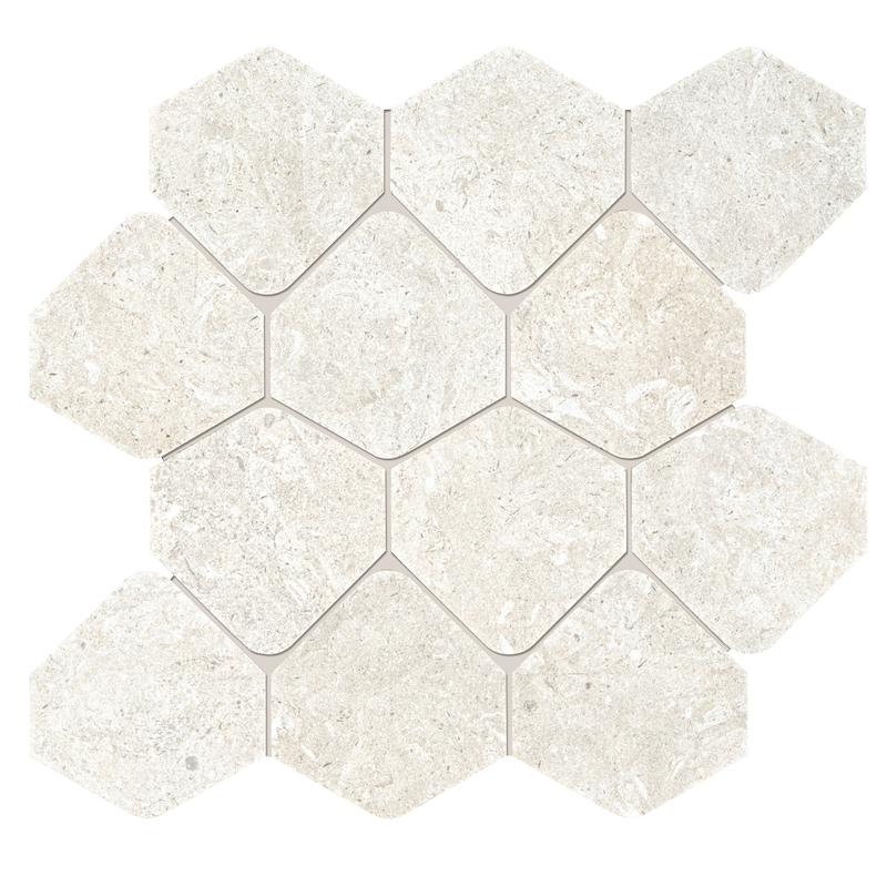 Super Gres KALKAREA Mosaico Shape White 30,5x30,8 cm 9 mm Matt