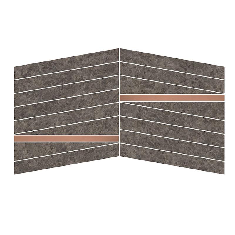 NOVABELL KEYSTONE Mosaico Stripes Fog 30x30 cm 9 mm Matt