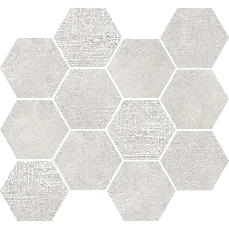 RONDINE LOFT Mosaico Esagona White 35x30,3 cm 8.5 mm Matt