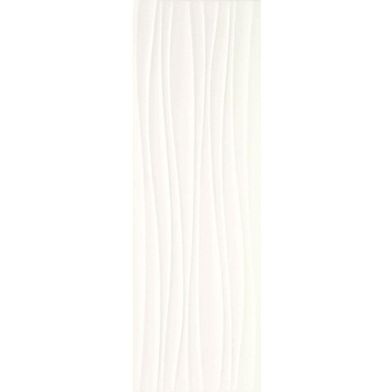 Marazzi ABSOLUTE WHITE WHITE STRUTTURA TWIST 3D 25x76 cm 10 mm Satinato
