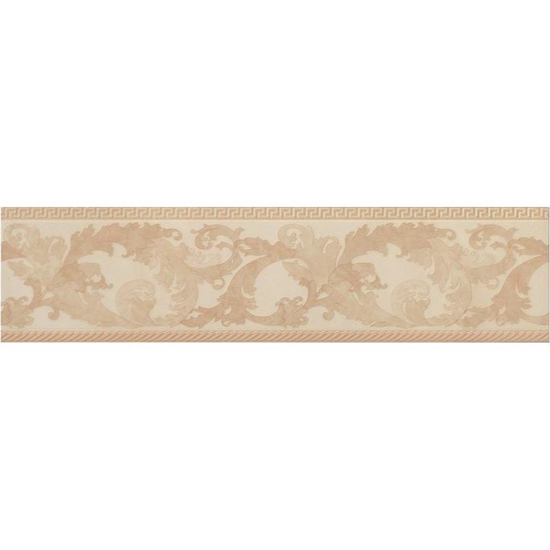 VERSACE MARBLE FASCIA BAROCCA BEIGE 14,4x58,5 cm 9.5 mm Lapped