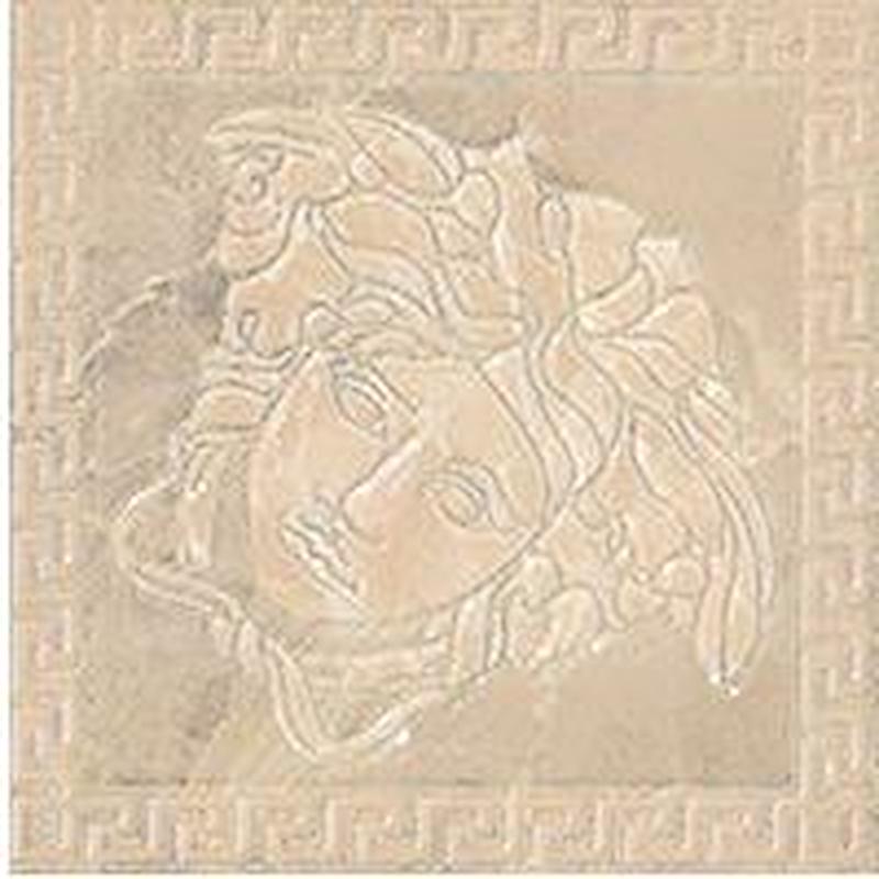 VERSACE MARBLE TOZZETTO MEDUSA BEIGE 14,4x14,4 cm 9.5 mm Lapped