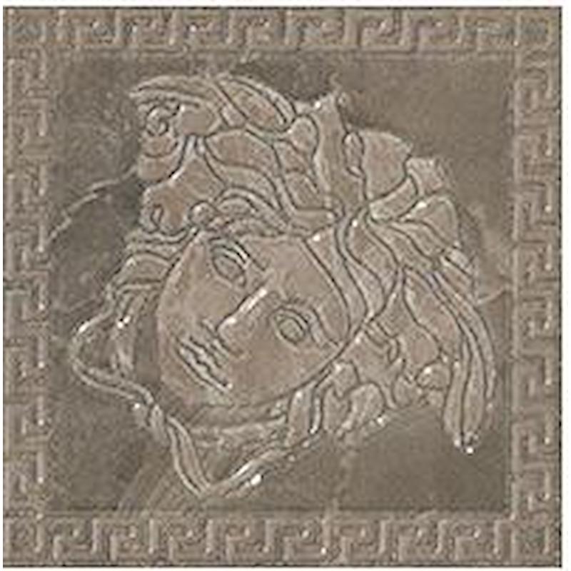 VERSACE MARBLE TOZZETTO MEDUSA GRIGIO 14,4x14,4 cm 9.5 mm Lappato