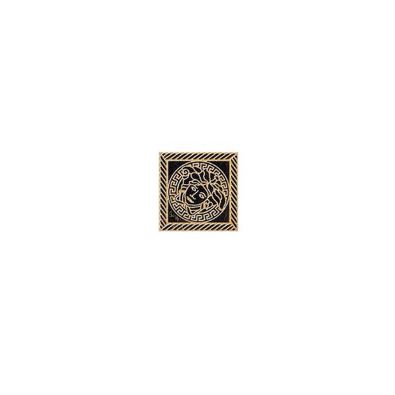 VERSACE MARBLE TOZZETTO MEDUSA NERO 14,4x14,4 cm 9.5 mm Lapped