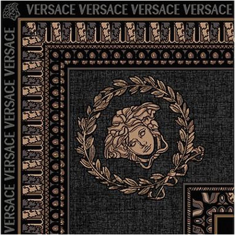 VERSACE MAXIMVS ANGOLO LUX NERO/ORO 30x30 cm 6 mm Lux