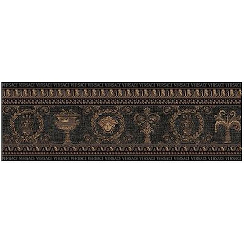 VERSACE MAXIMVS FASCIA LUX NERO/ORO 30x120 cm 6 mm Lux