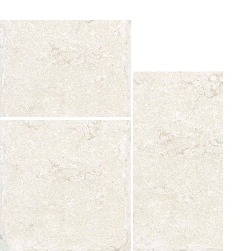 Onetile Mediterranean Stone Modulo Taurina Bianca 60x90 cm 9 mm Grip