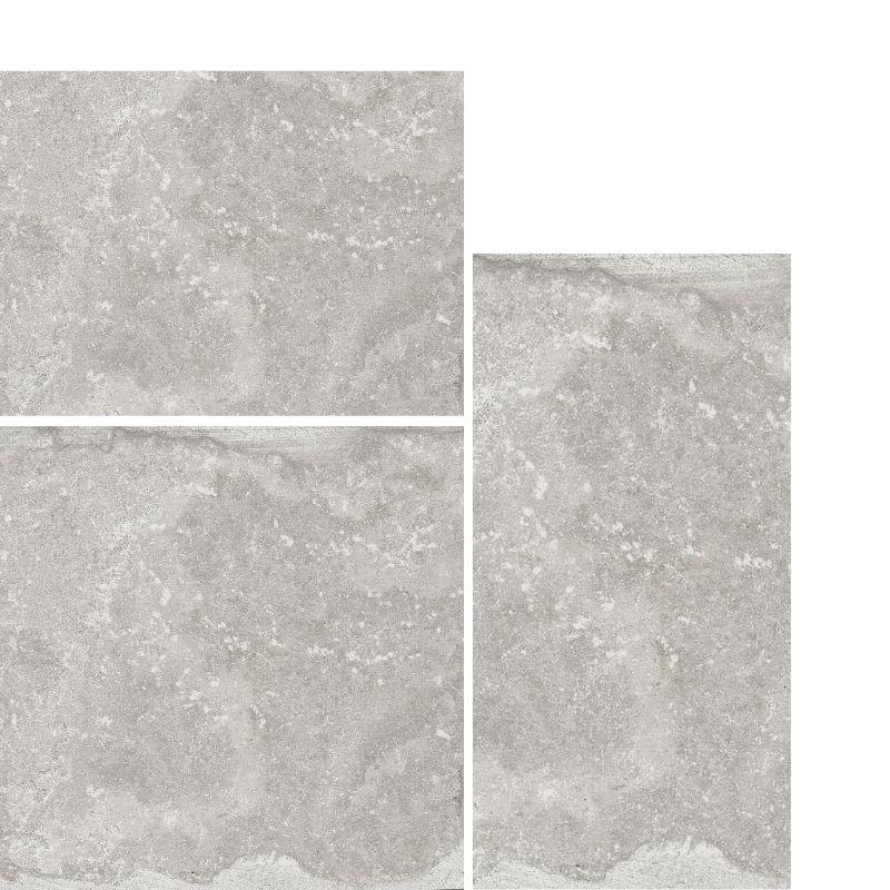 Onetile Mediterranean Stone Modulo Taurina Grigia 60x90 cm 9 mm Grip