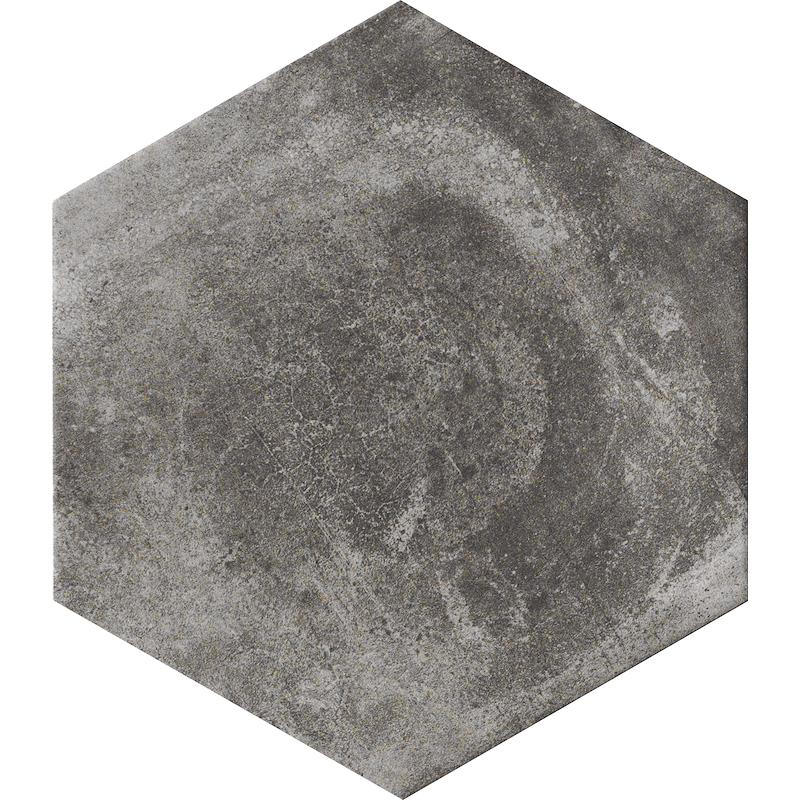 Cir MIAMI Esagona Pitch Black 24x27,7 cm 10 mm Matt