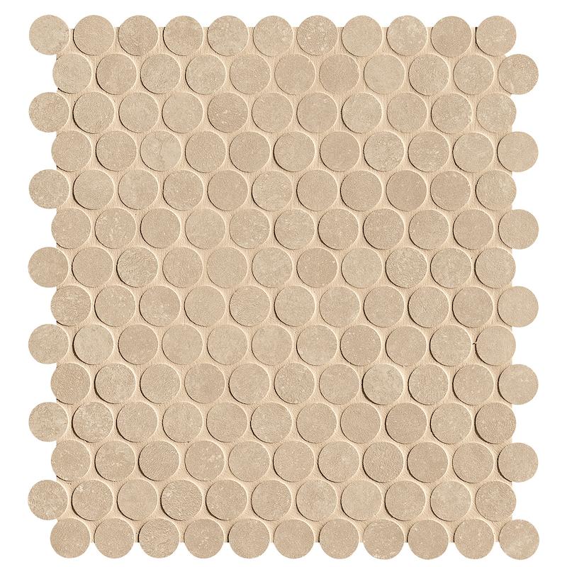 Fap NOBU Mosaico Round Beige 29,5x32,5 cm 9 mm Matt