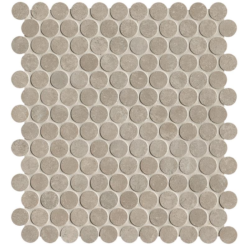 Fap NOBU Mosaico Round Grey 29,5x32,5 cm 9 mm Matt
