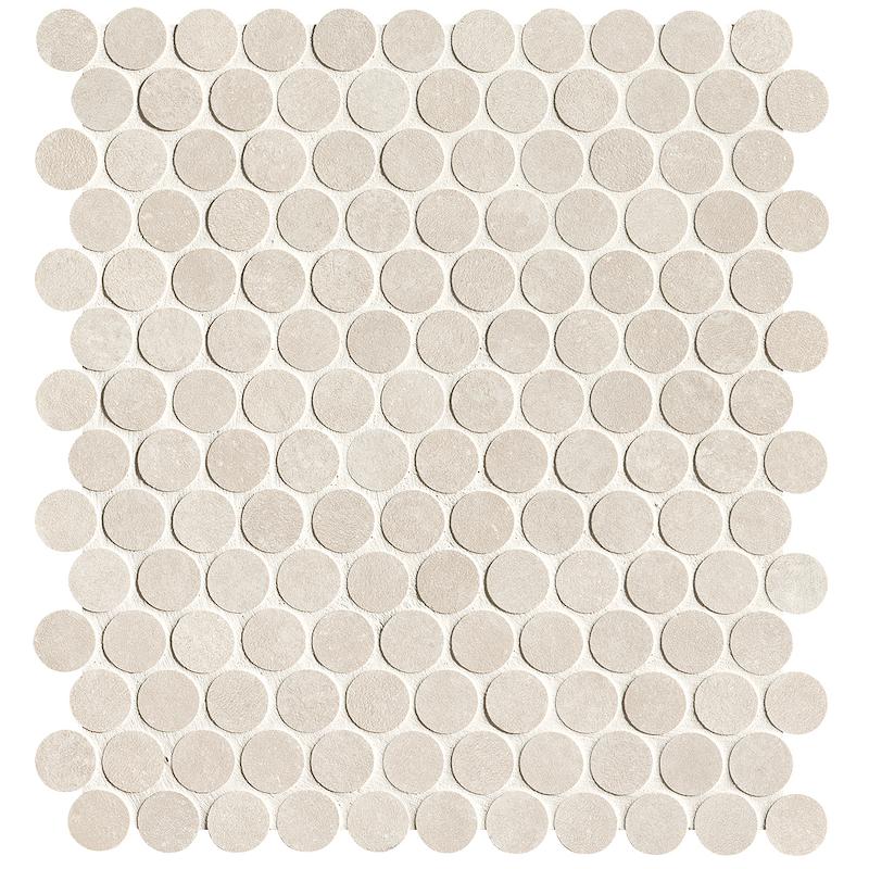 Fap NOBU Mosaico Round White 29,5x32,5 cm 9 mm Matt
