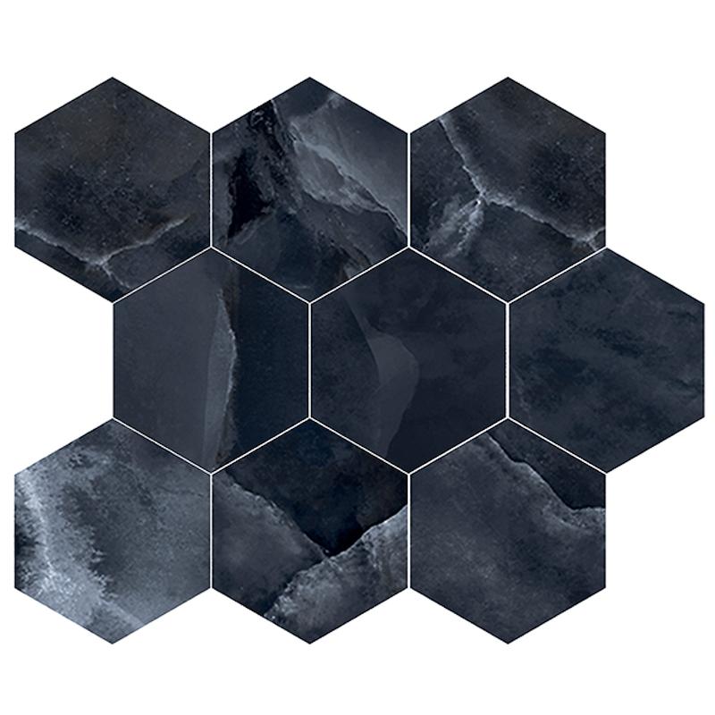 Energieker ONYX Esagoni Black 26x30 cm 9 mm Lappato