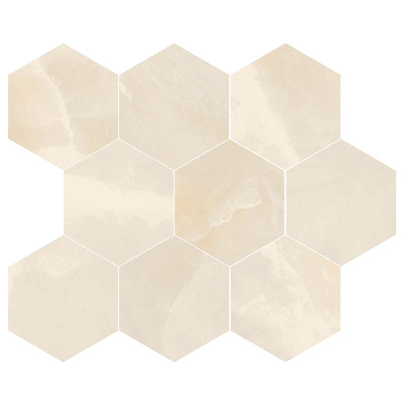 Energieker ONYX Esagoni Ivory 26x30 cm 9 mm Lapped