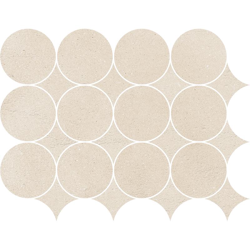 Marazzi SLOW Mosaico Circolare Pomice 32,1x41,6 cm 9 mm Matt