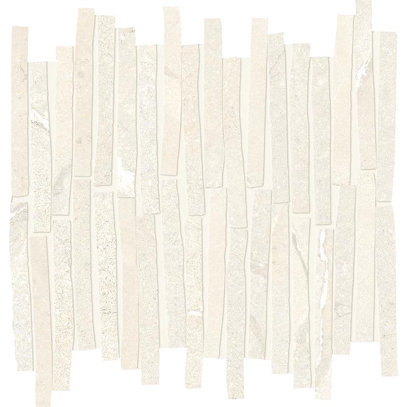 PROVENZA UNIQUE INFINITY Mosaico Stick Purestone White 34x35,4 cm 9 mm Matte