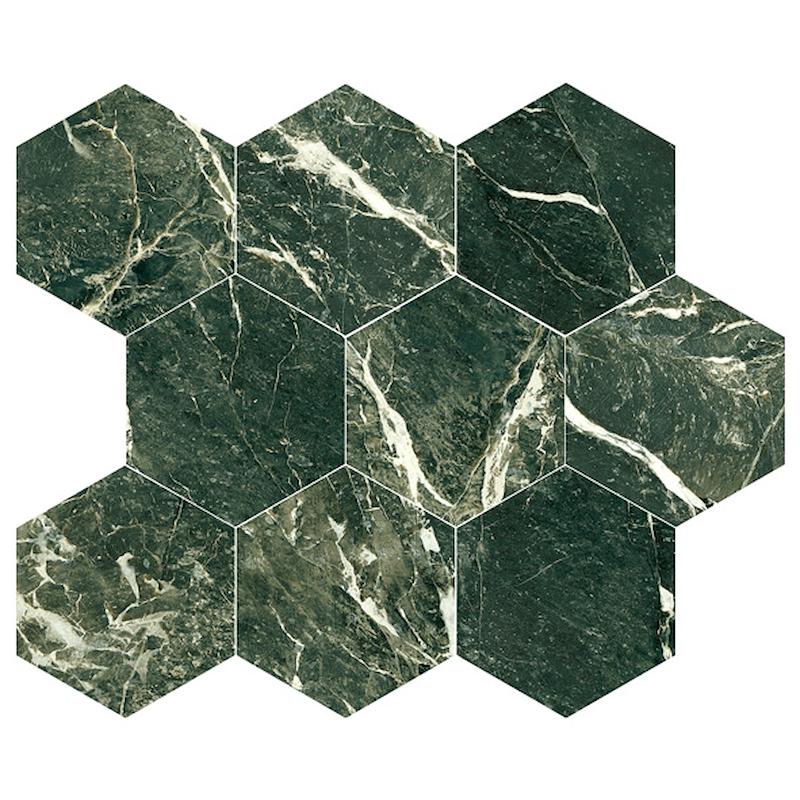 Energieker VERDE ALPI Esagoni Verde Alpi 26x30 cm 9 mm Lappato